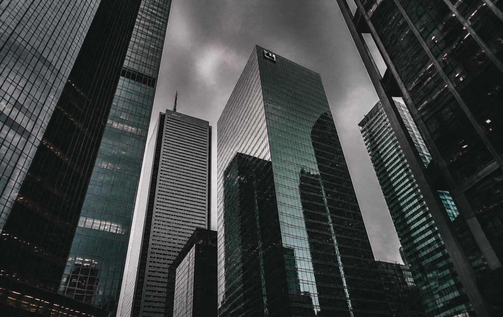 Toronto financial district towers